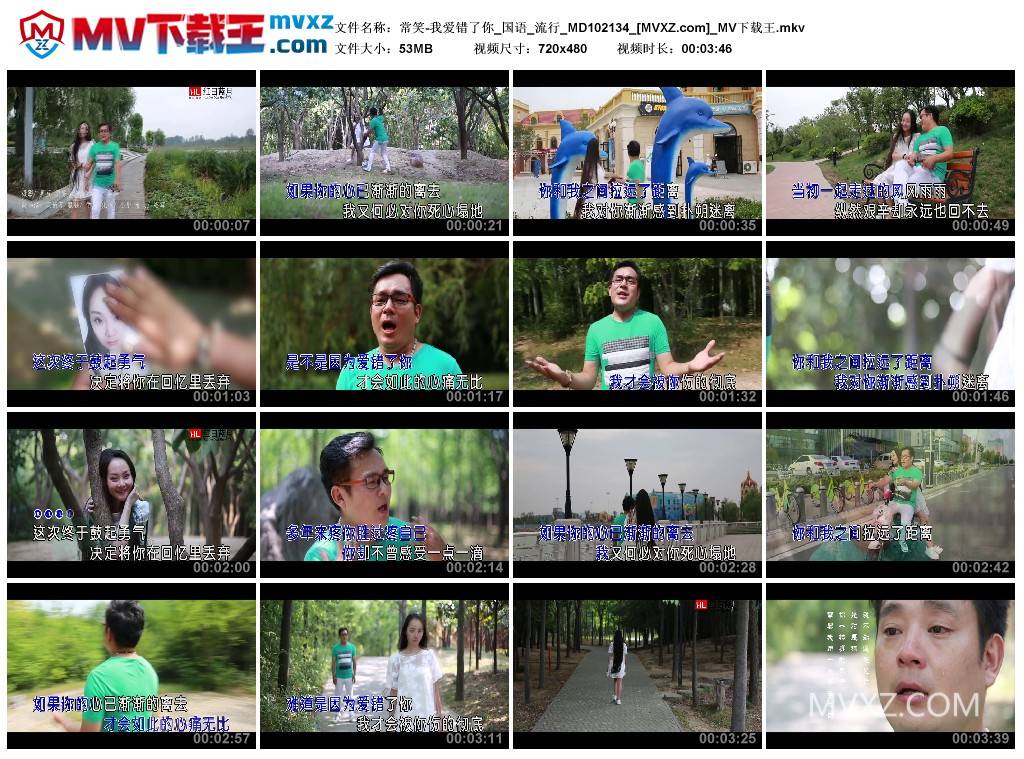 常笑-我爱错了你_国语_流行_MD102134